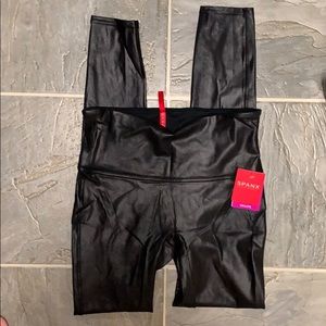 Spanx Faux Leather Leggings
